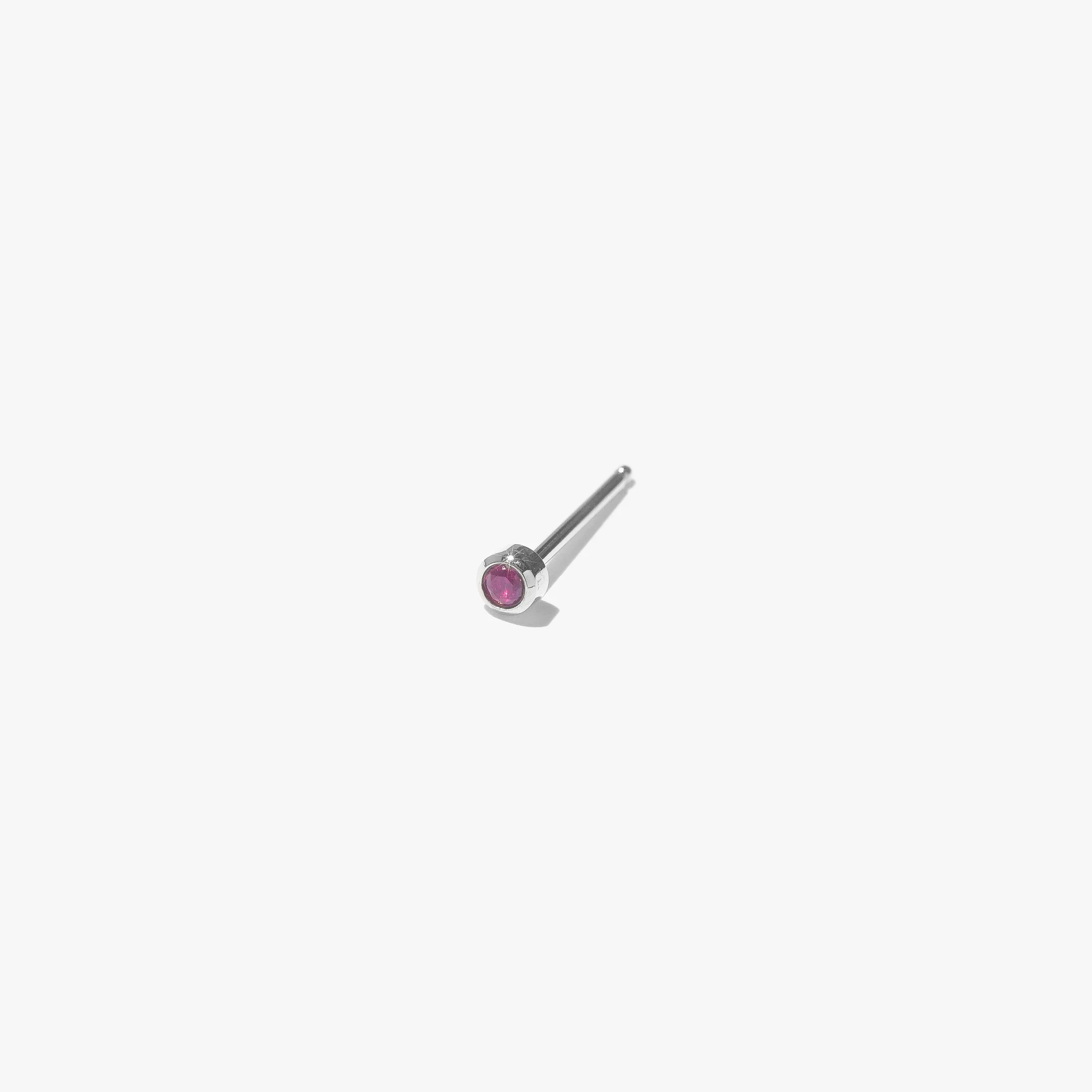 2mm Lonely Ruby Stud (Single) - Image 4