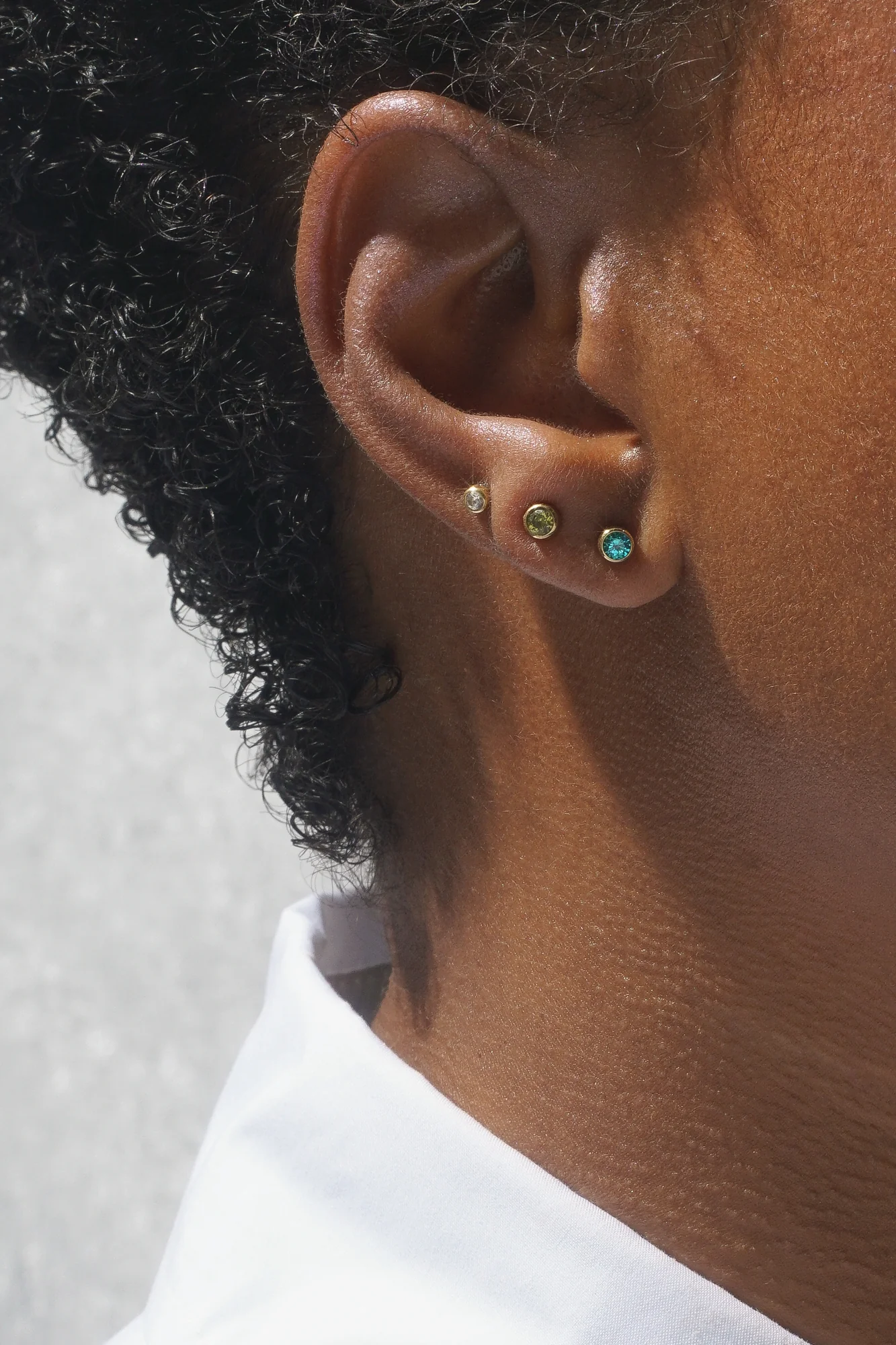 3mm Lonely Topaz Stud (Single) - Image 6