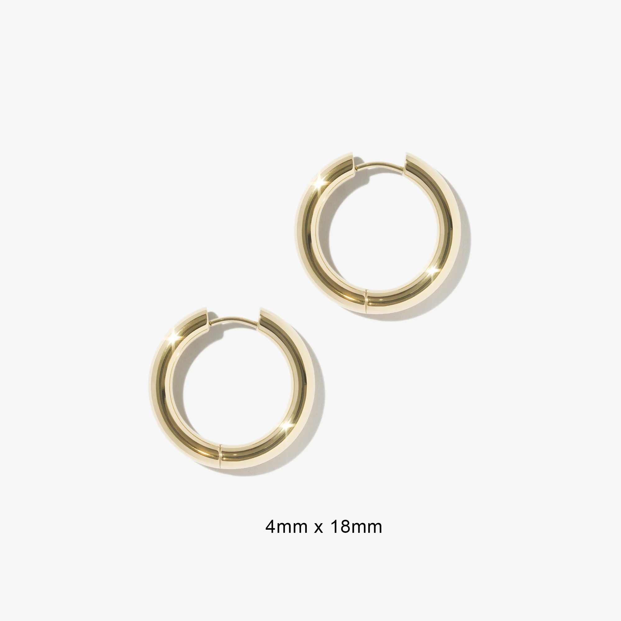 4mm Infinity Hoops (Pair) - Image 5