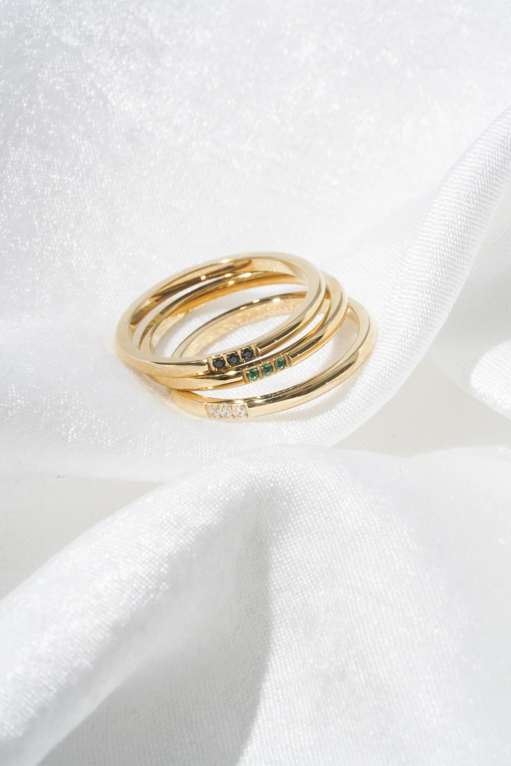 Black Diamante Stardust Ring - Image 4