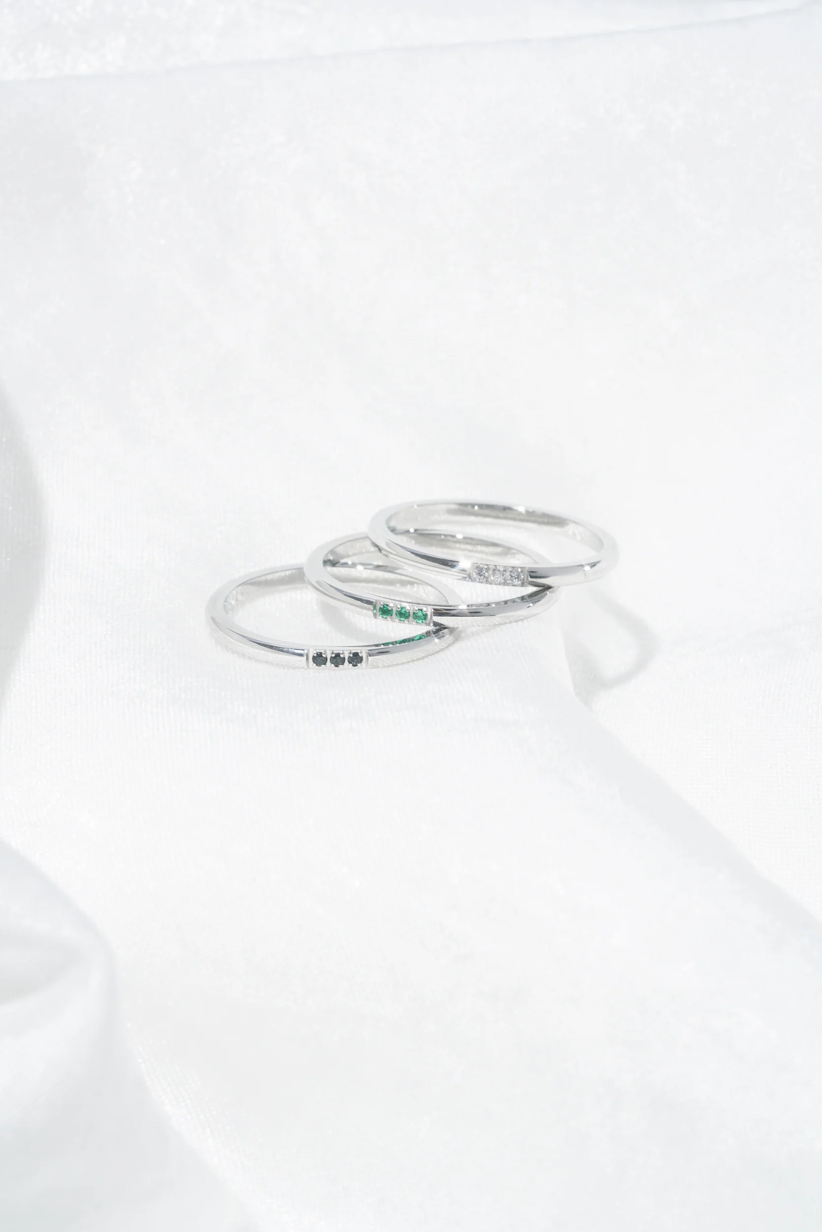 Black Diamante Stardust Ring - Image 6