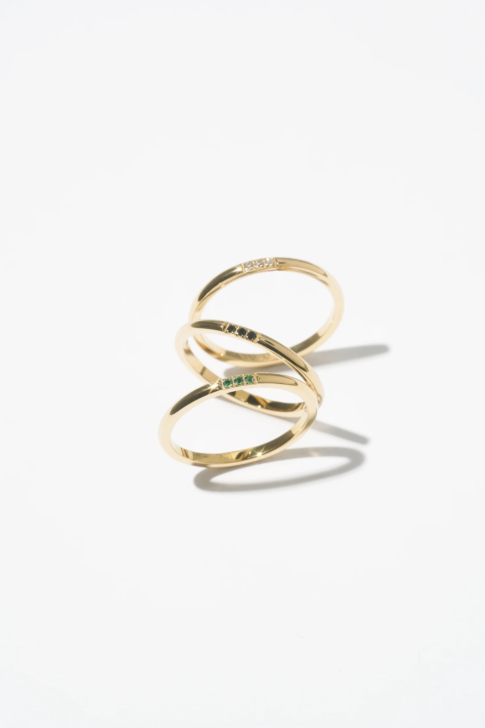Black Diamante Stardust Ring - Image 8