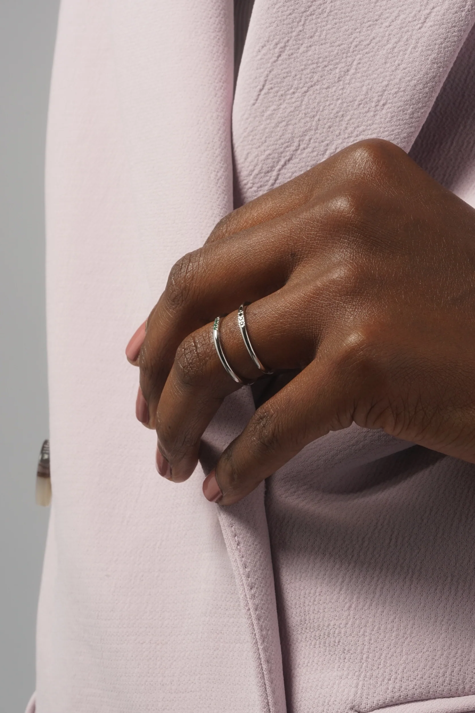 Black Diamante Stardust Ring - Image 9