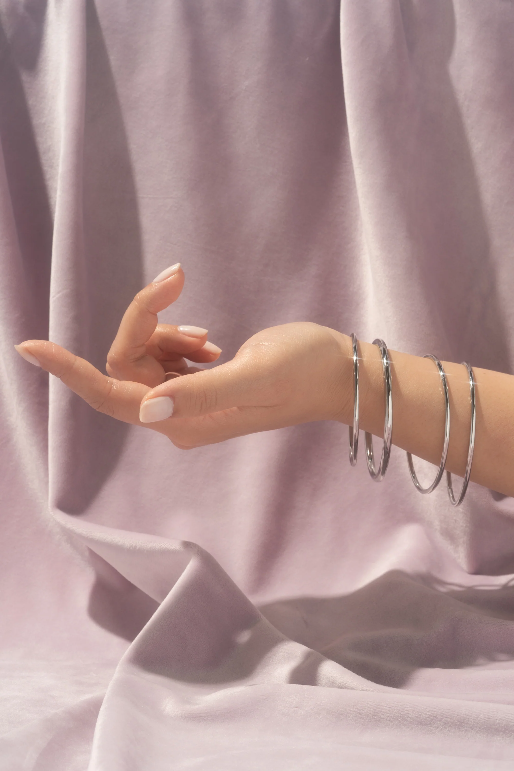 Chunky Bangle - Hypoallergenic Steel - Image 3