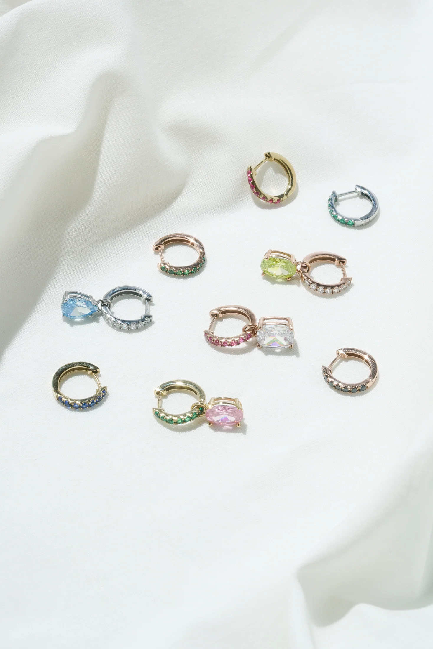 Emerald Satellite Huggies (Pair) - Image 3