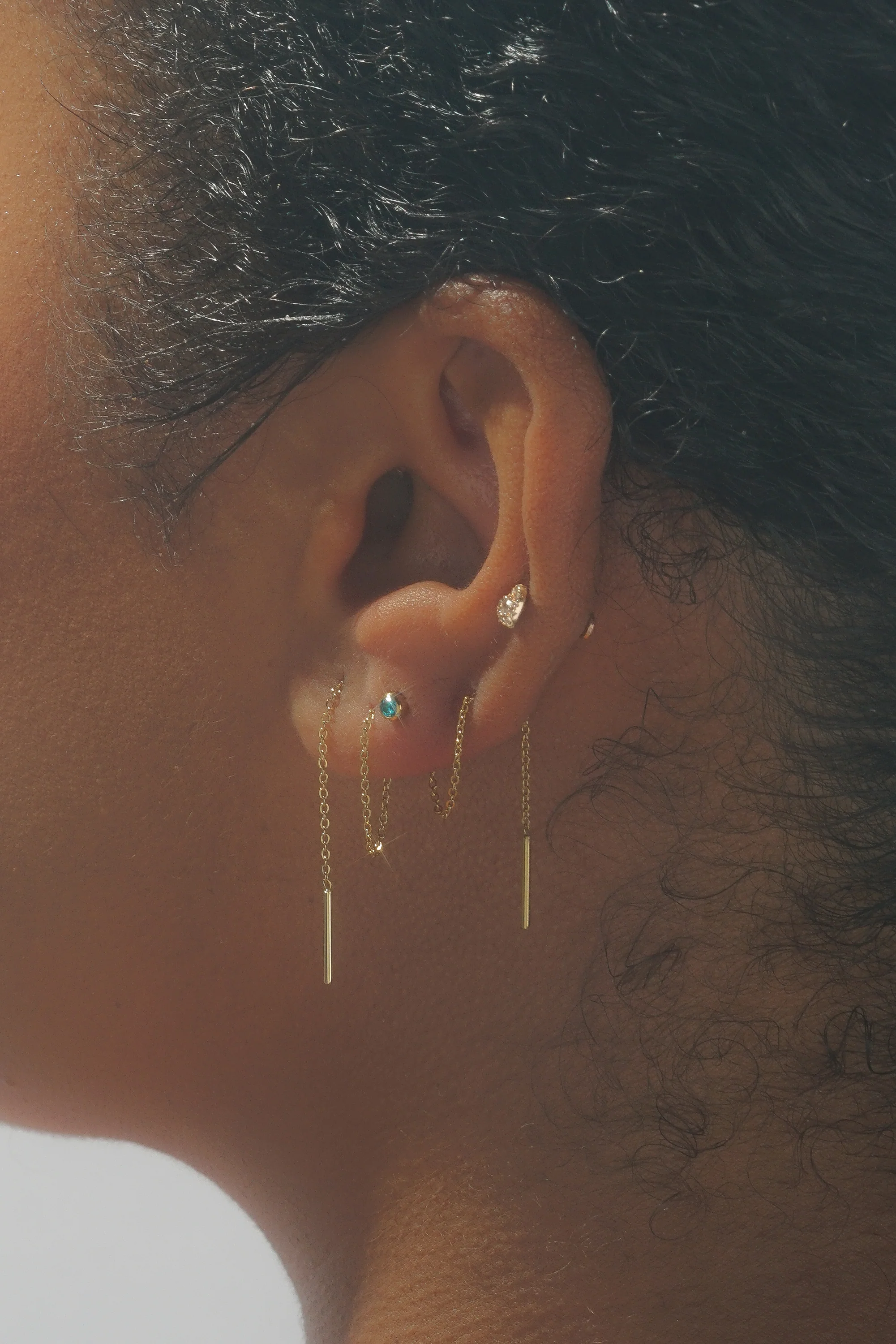 Extra Long Threader Earrings (Pair) - Image 9