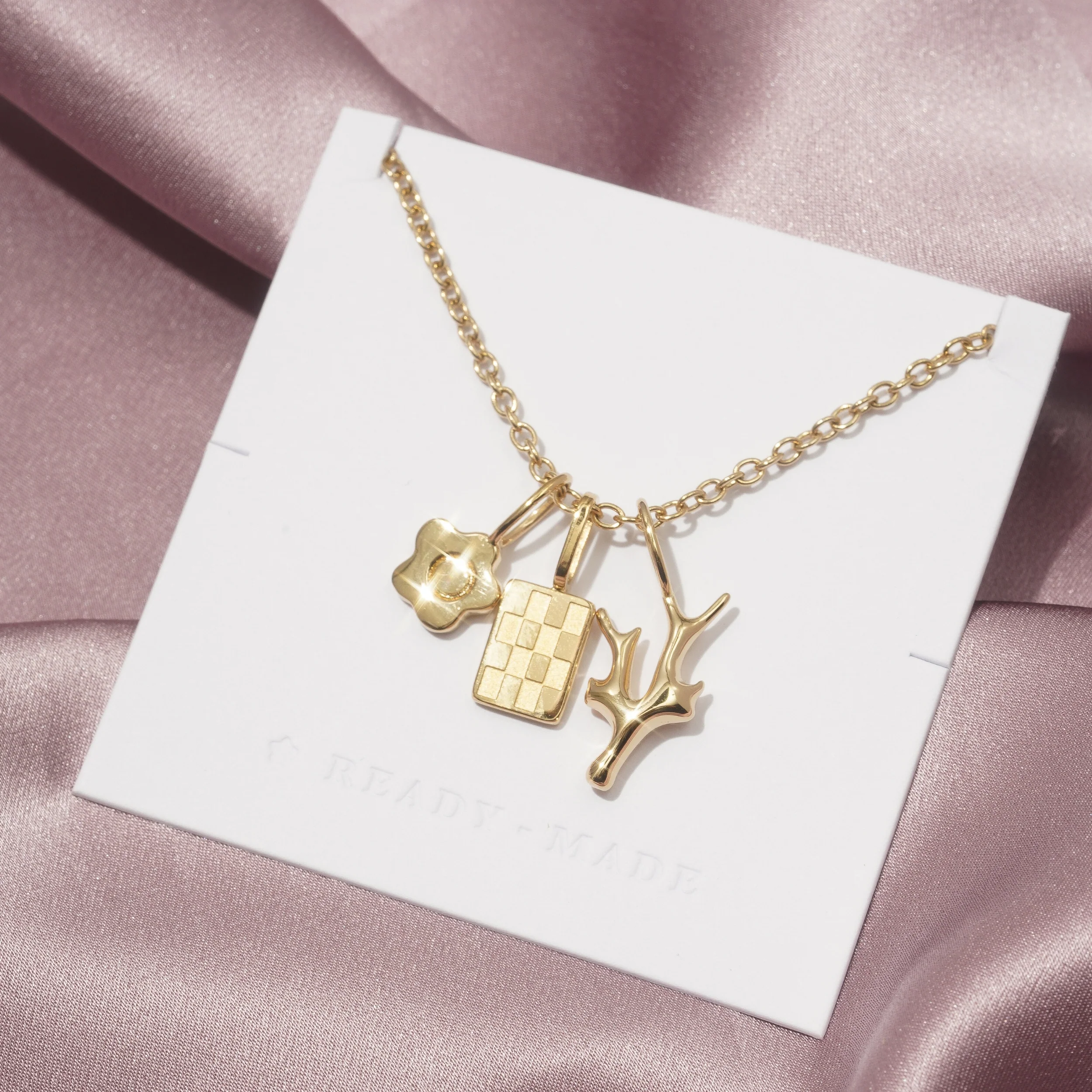 Flower Puffy Pendant - (Single) - Image 3