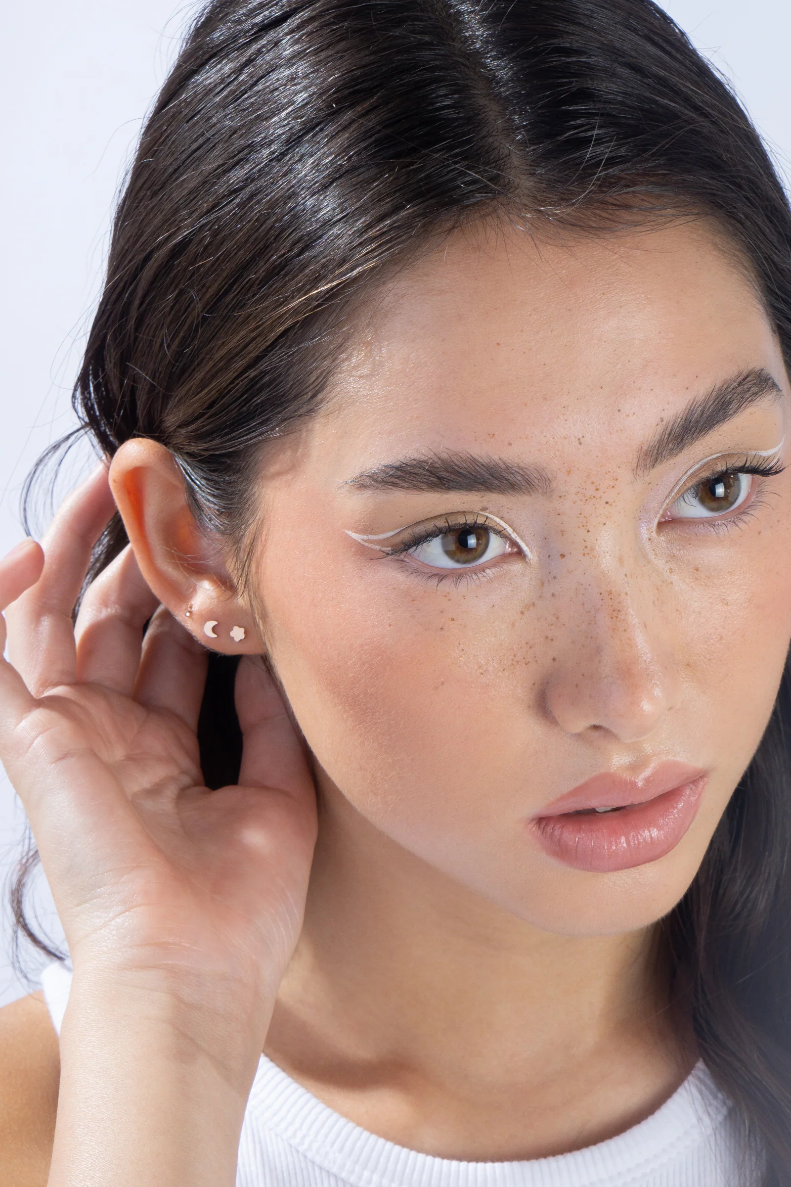 Flower Threaded Flat Back Studs (Pair) - Image 6