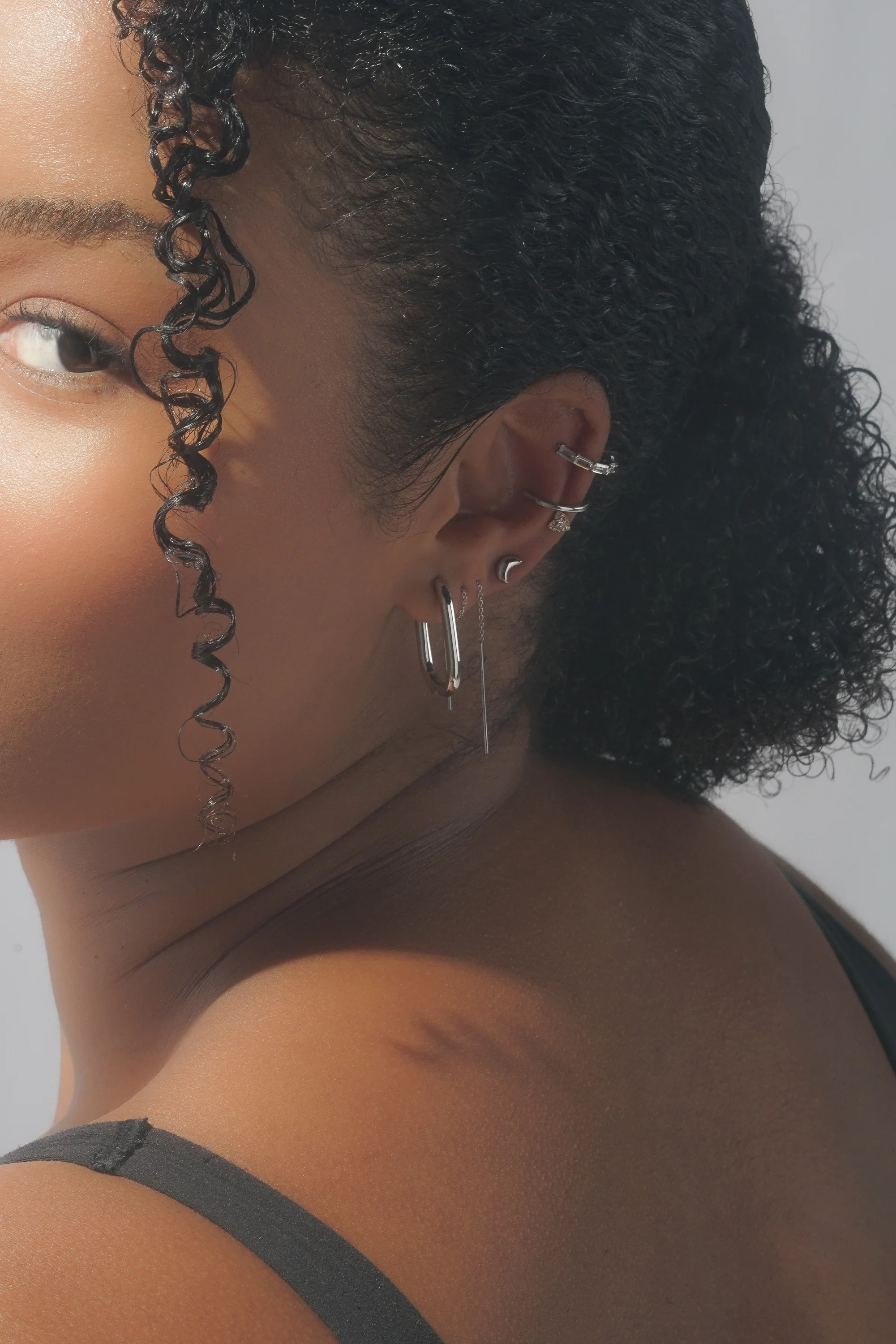 Infinity Big Squoval Hoops (Pair) - Image 10