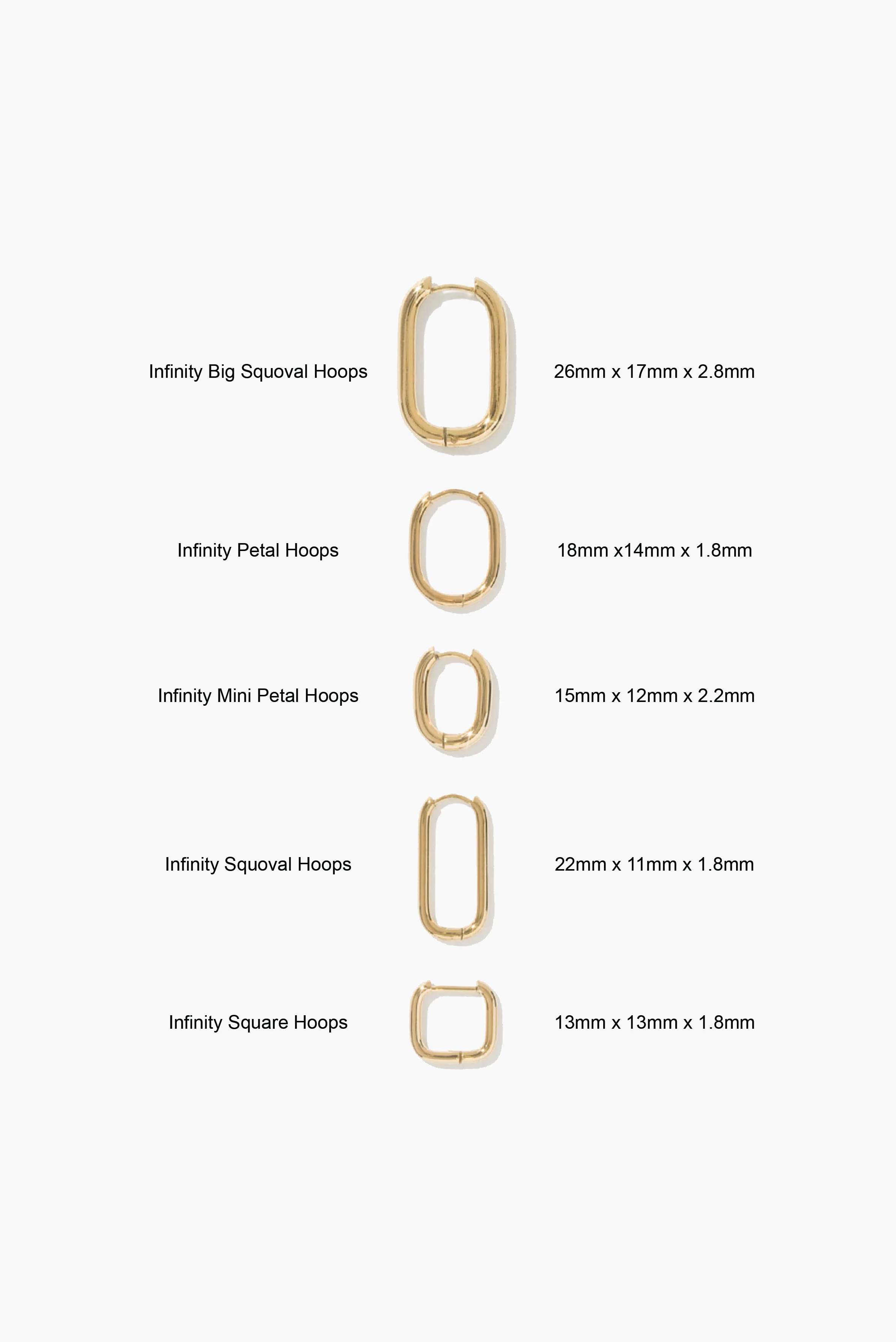 Infinity Mini Petal Hoops (Pair) - Image 11