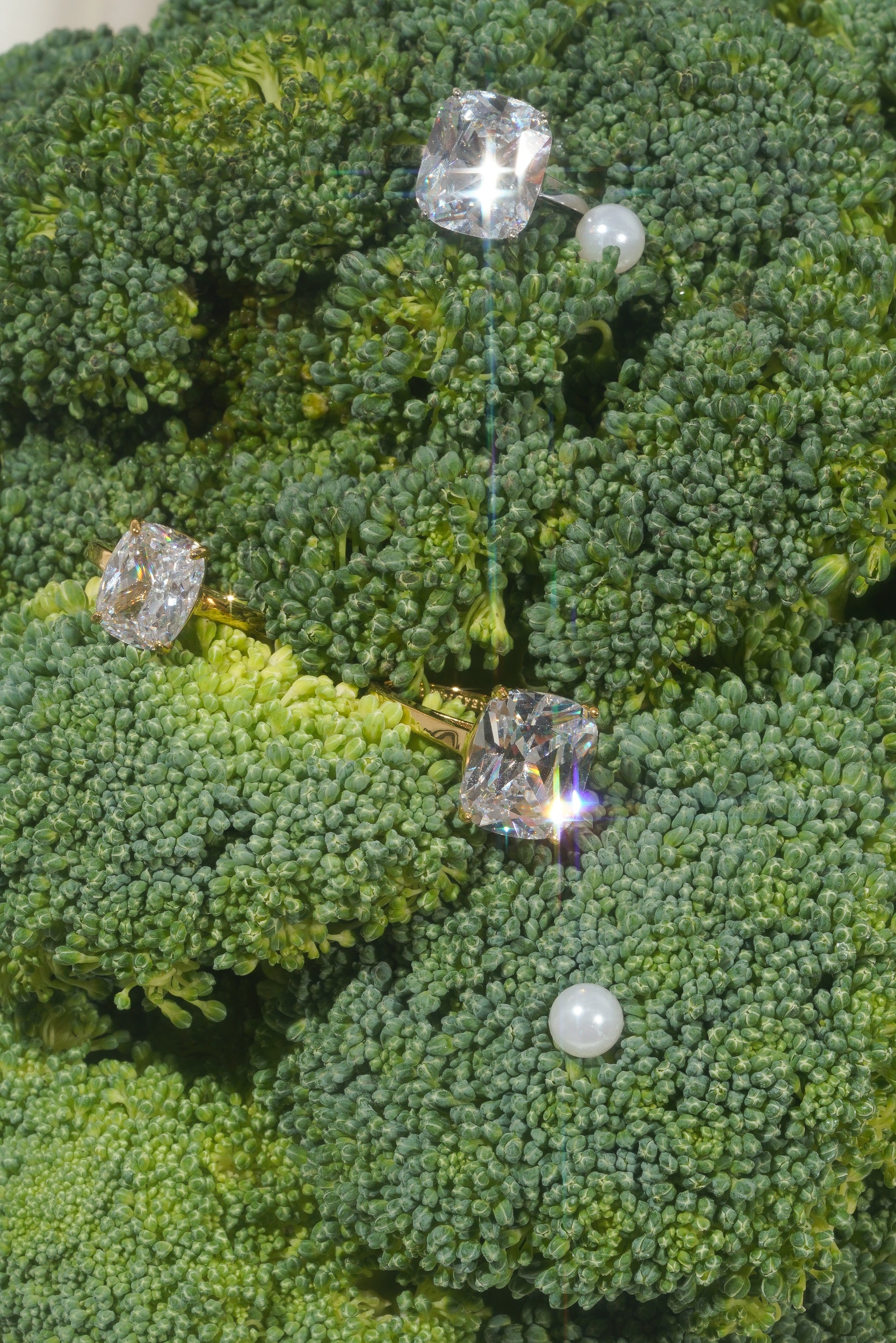 Large Cushion Cut Promise Ring - Image 7