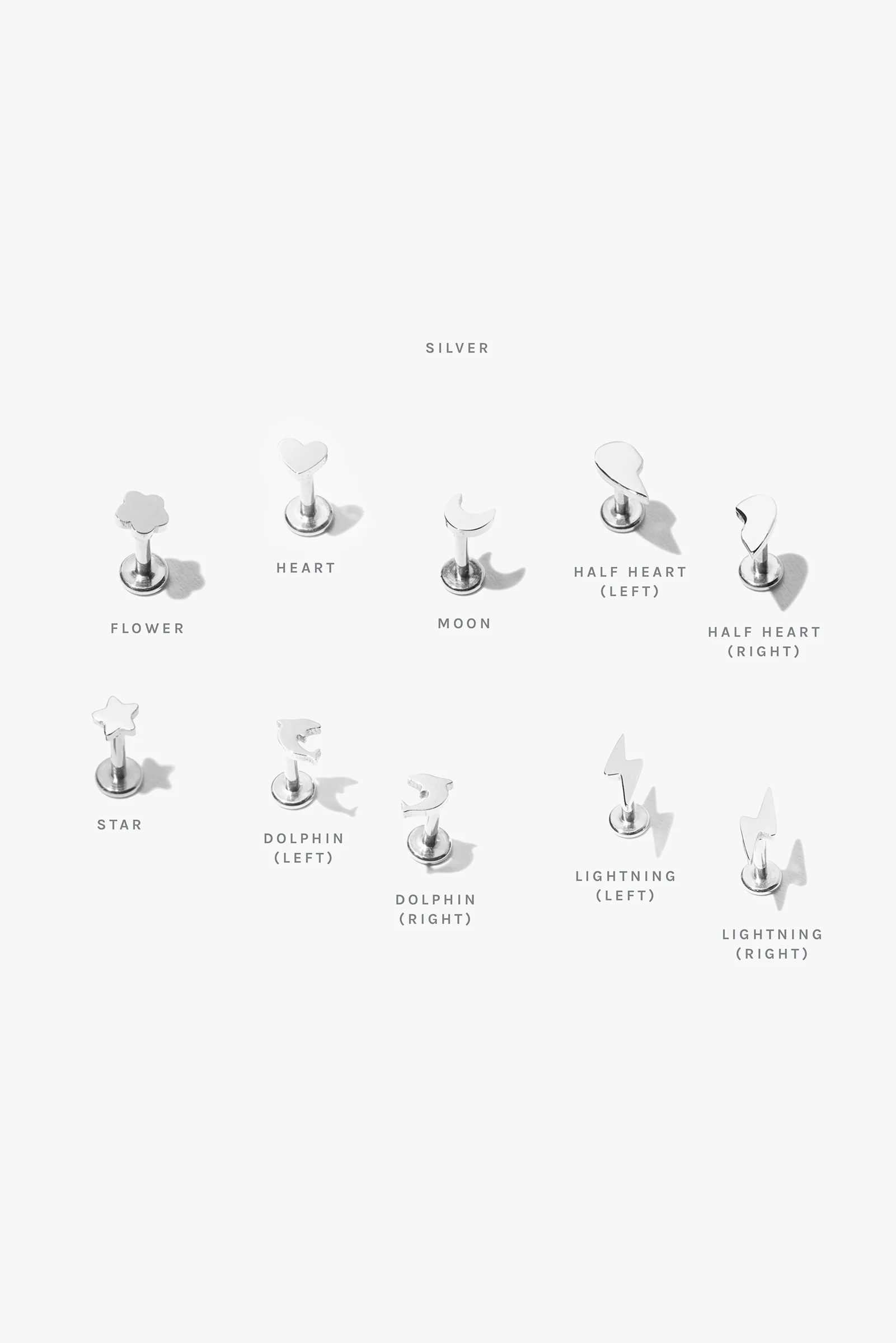 Lightning Threaded Flat Back Studs (Pair) - Image 26