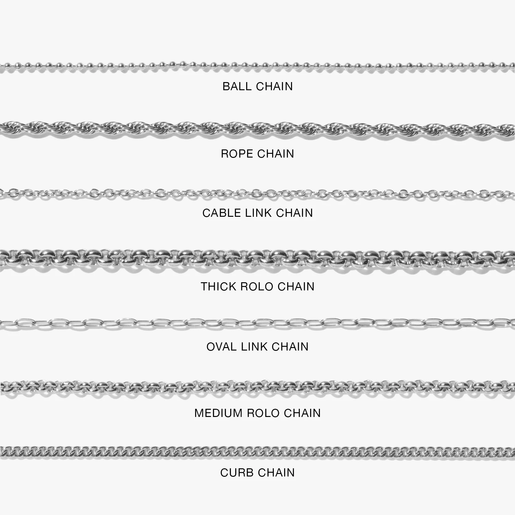 Medium Rolo Anklet - Image 4