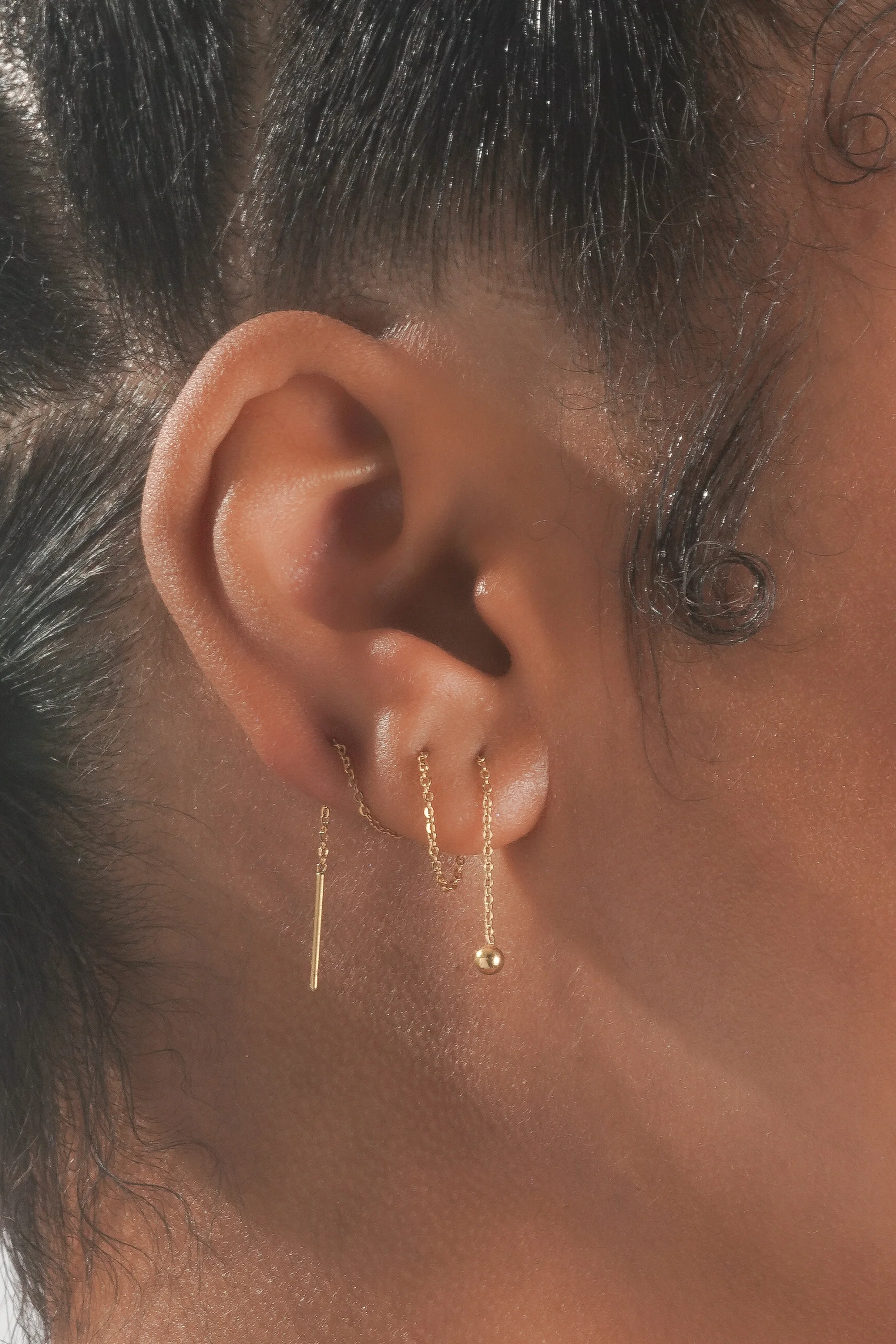 Mercury Drop Threader Earring (Single) - Image 5