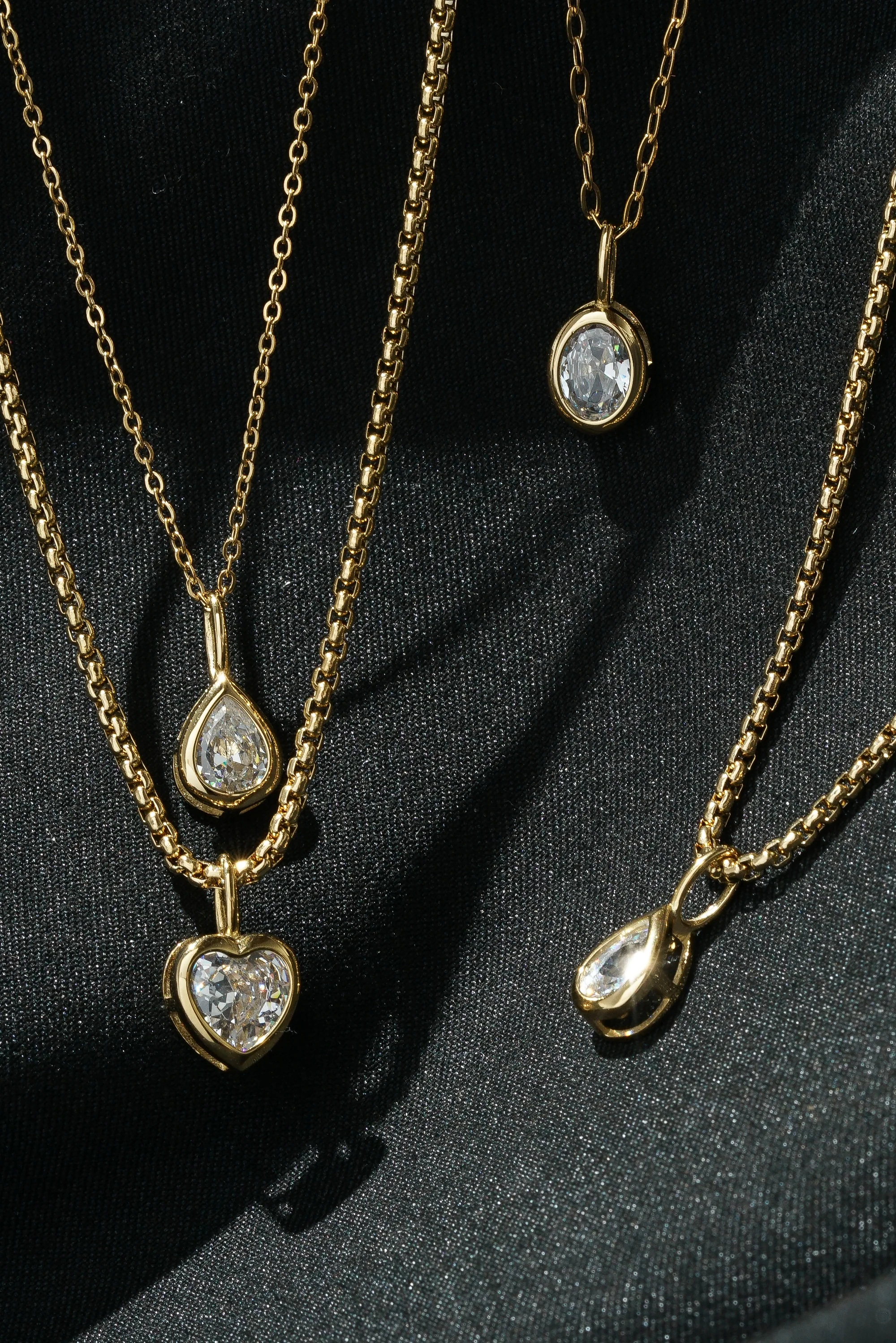 Oval Bezel Pendant - (Single) - Image 4