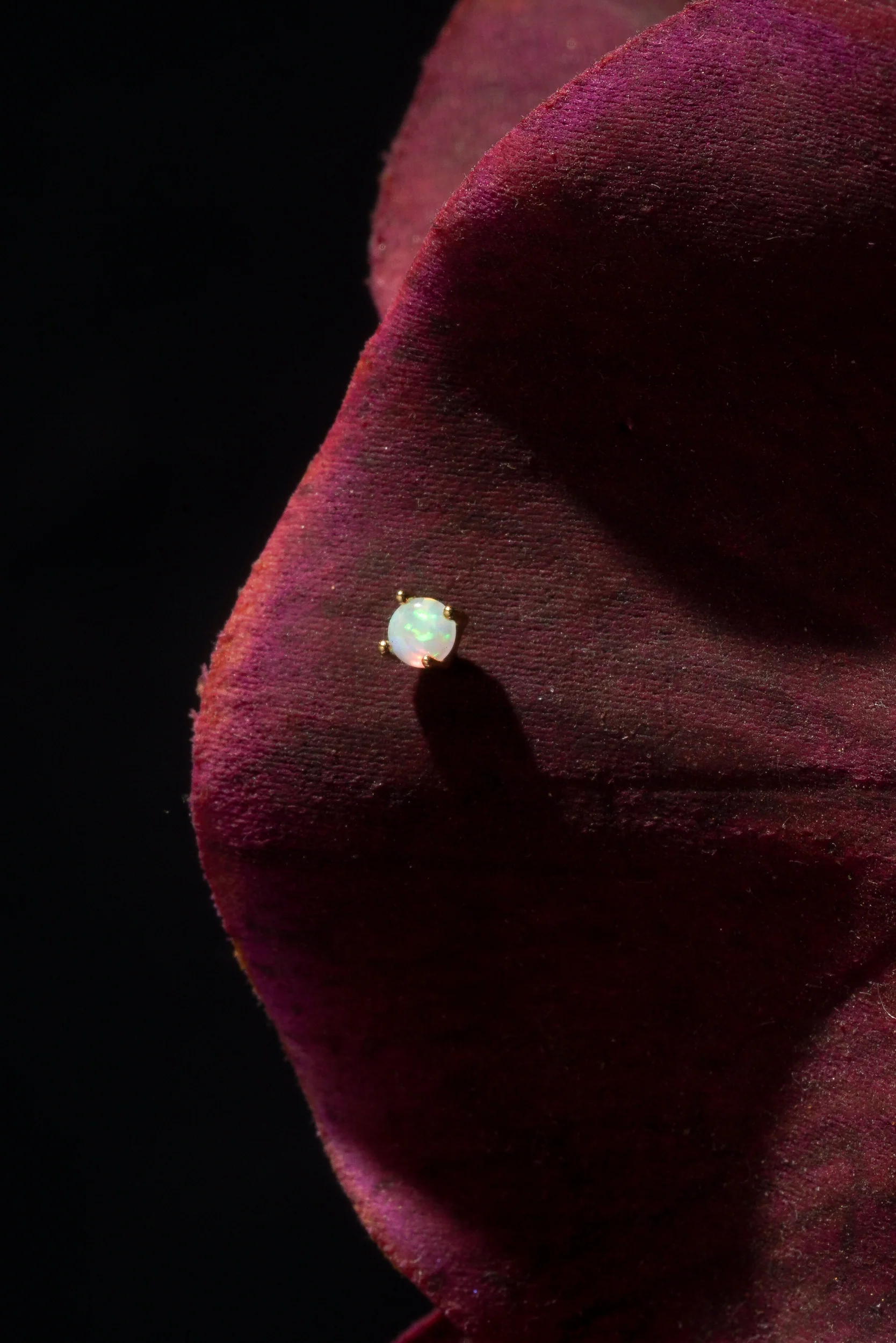 Round Opal Studs (Pair) - Image 10