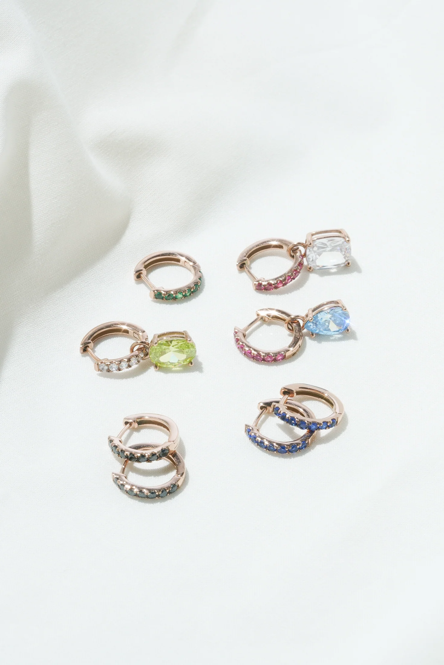 Sapphire Satellite Huggie (Single) - Image 9