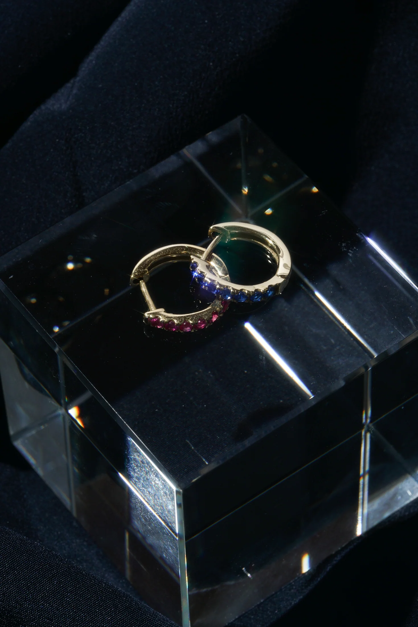 Sapphire Satellite Huggies (Pair) - Image 7
