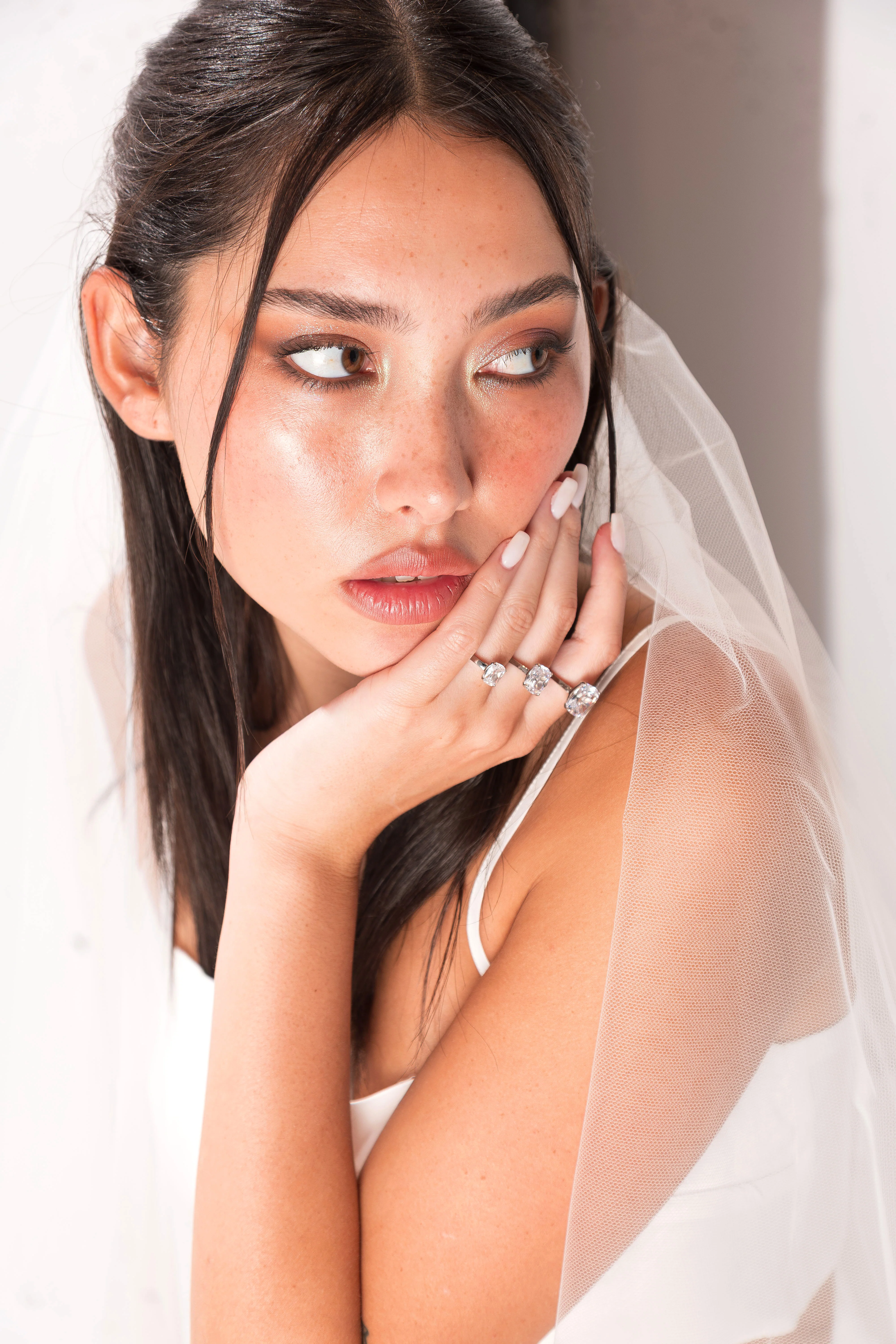 Small Cushion Cut Promise Ring - Image 3