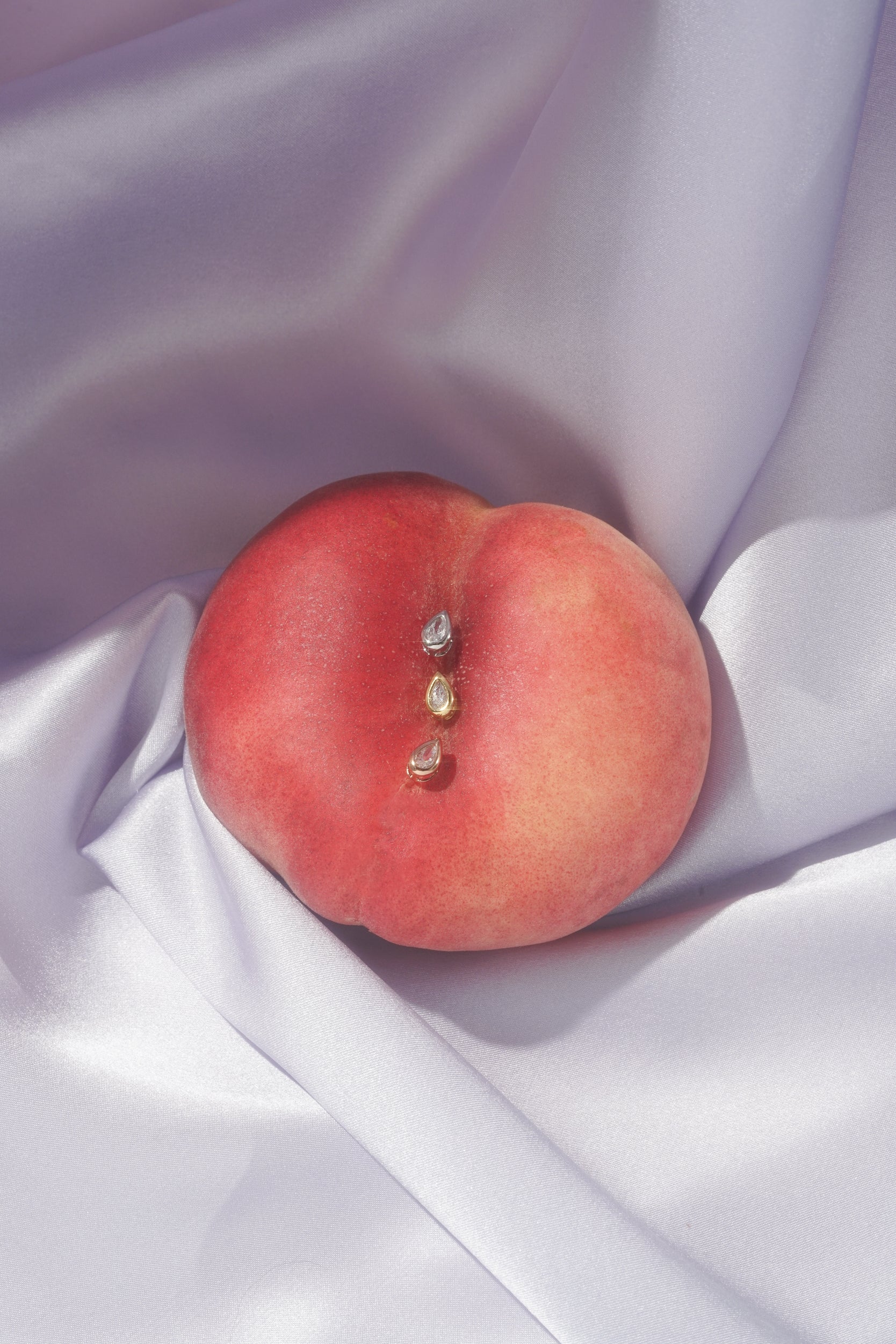 Teardrop Bezel Studs (Pair) - Image 12