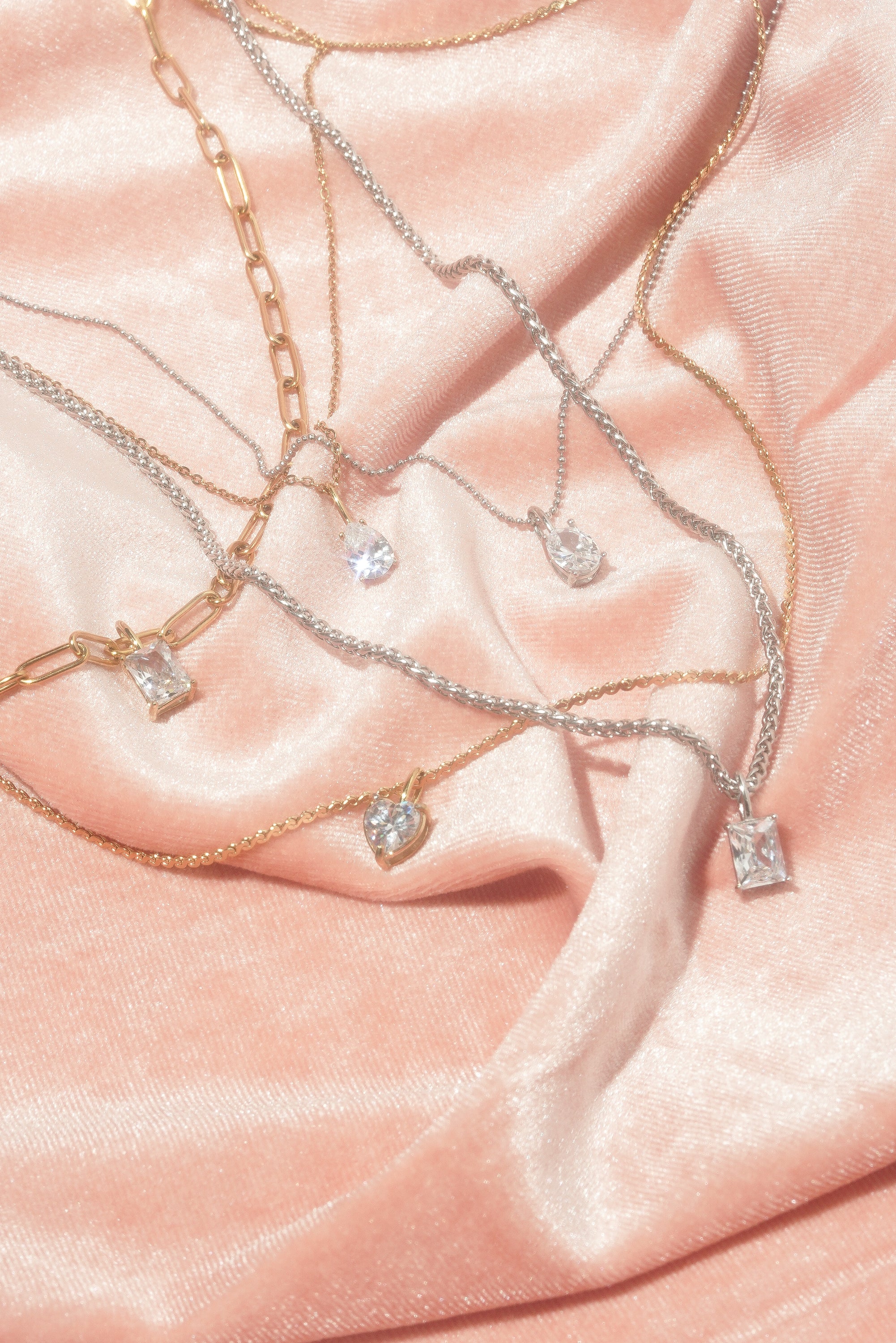 Teardrop Pronged Pendant - (Single) - Image 10