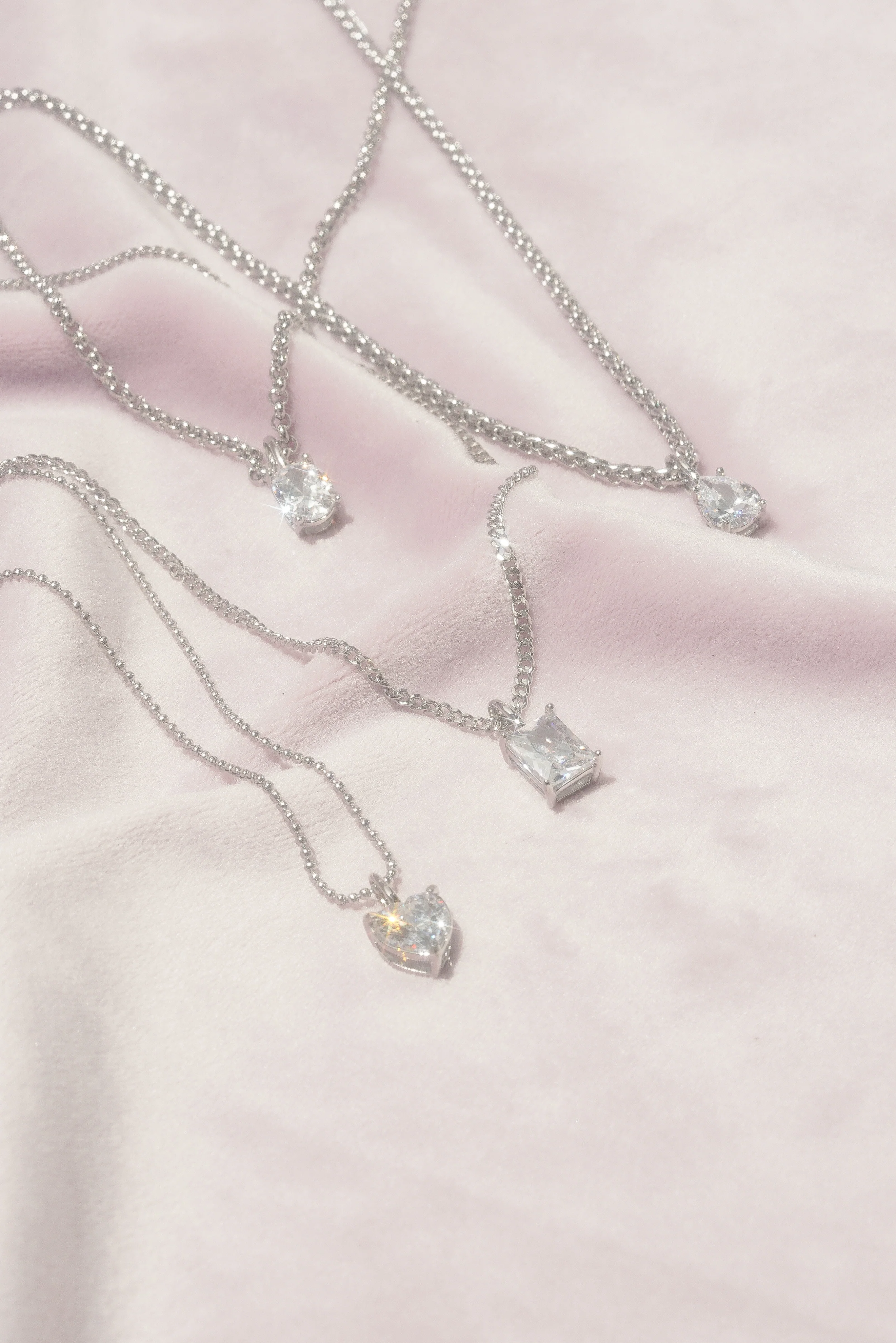 Teardrop Pronged Pendant - (Single) - Image 7
